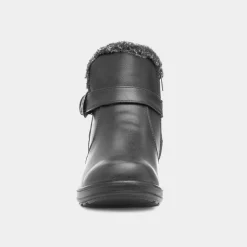 Cushion Walk Skye Womens Black Wedge Boot