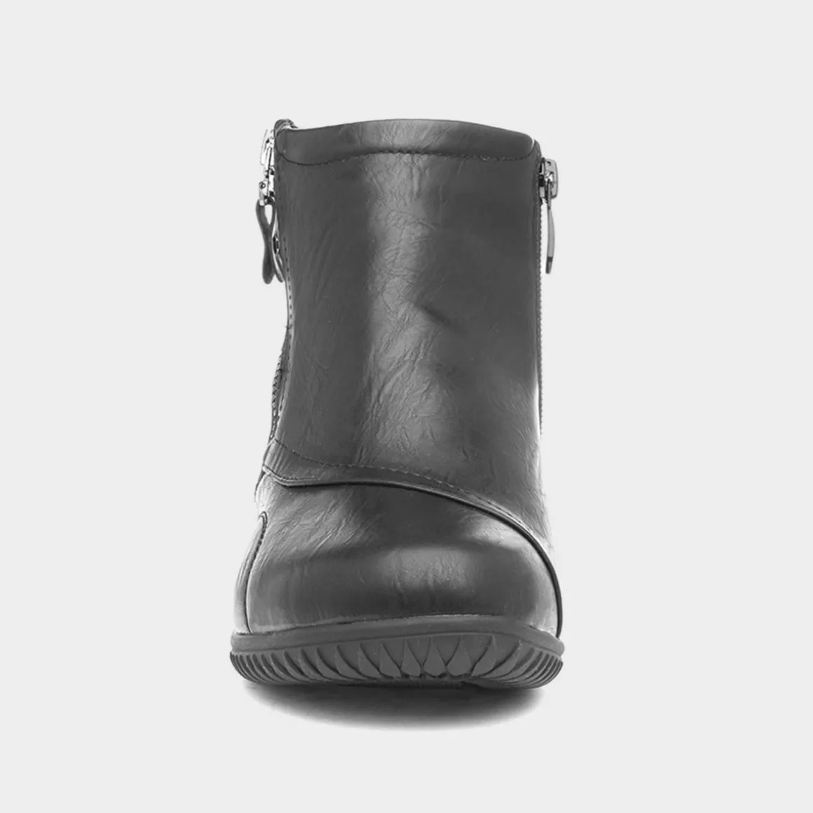 Cushion Walk Stacey Womens Black Ankle Boots