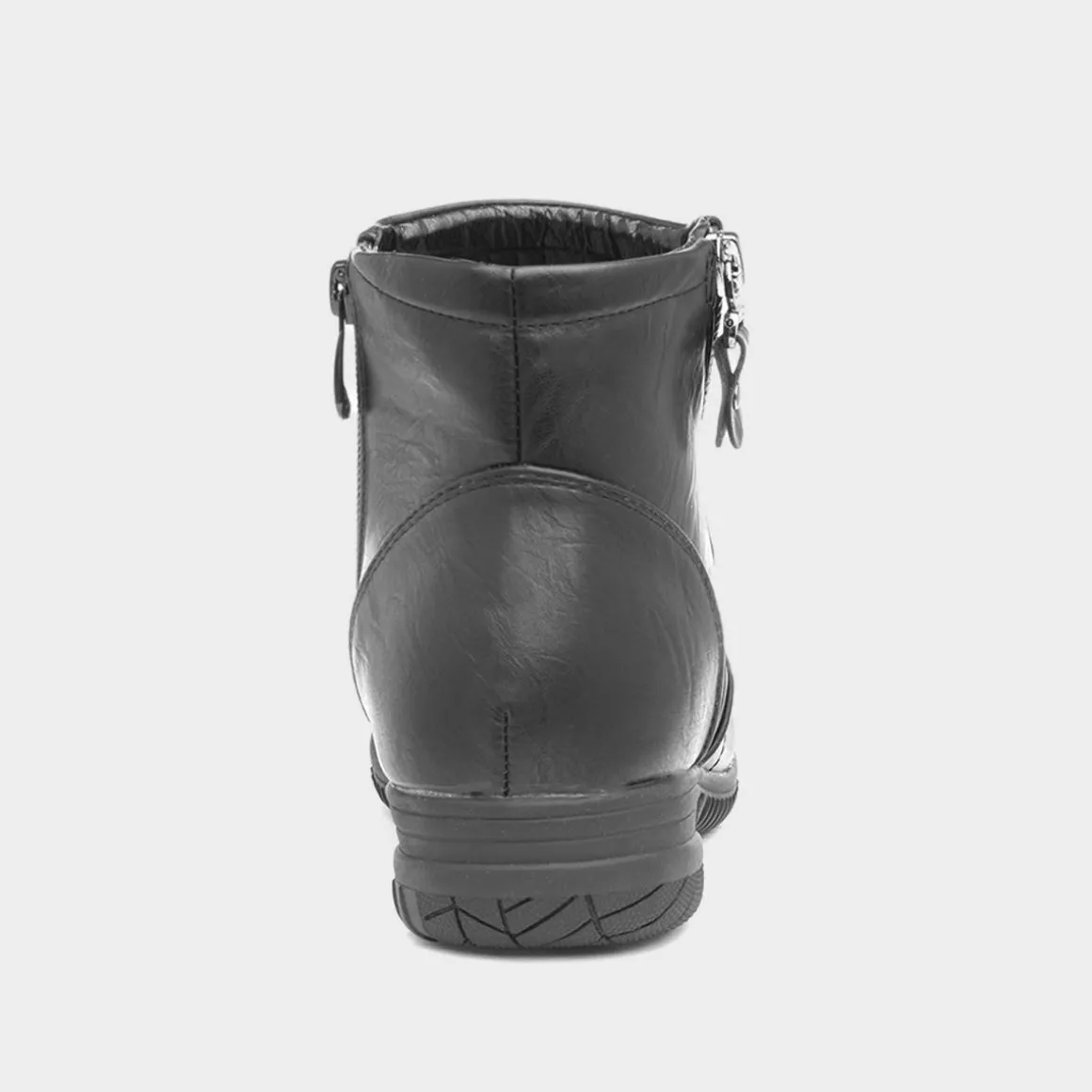 Cushion Walk Stacey Womens Black Ankle Boots