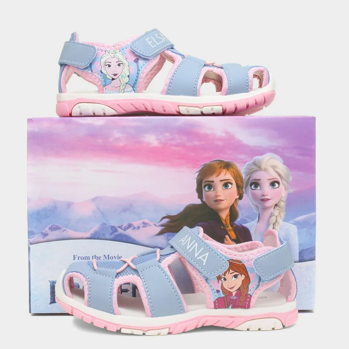 Disney Frozen Kids Blue Fisherman Sandal