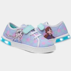 Disney Frozen Kids Blue Light Up Canvas