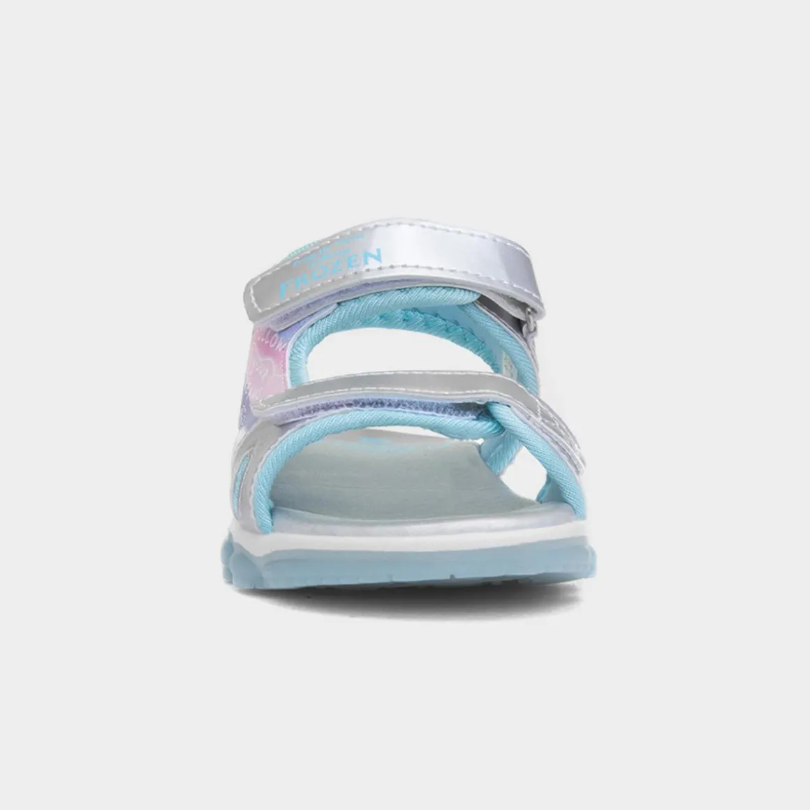 Disney Frozen Kids Metallic Light Up Sandals