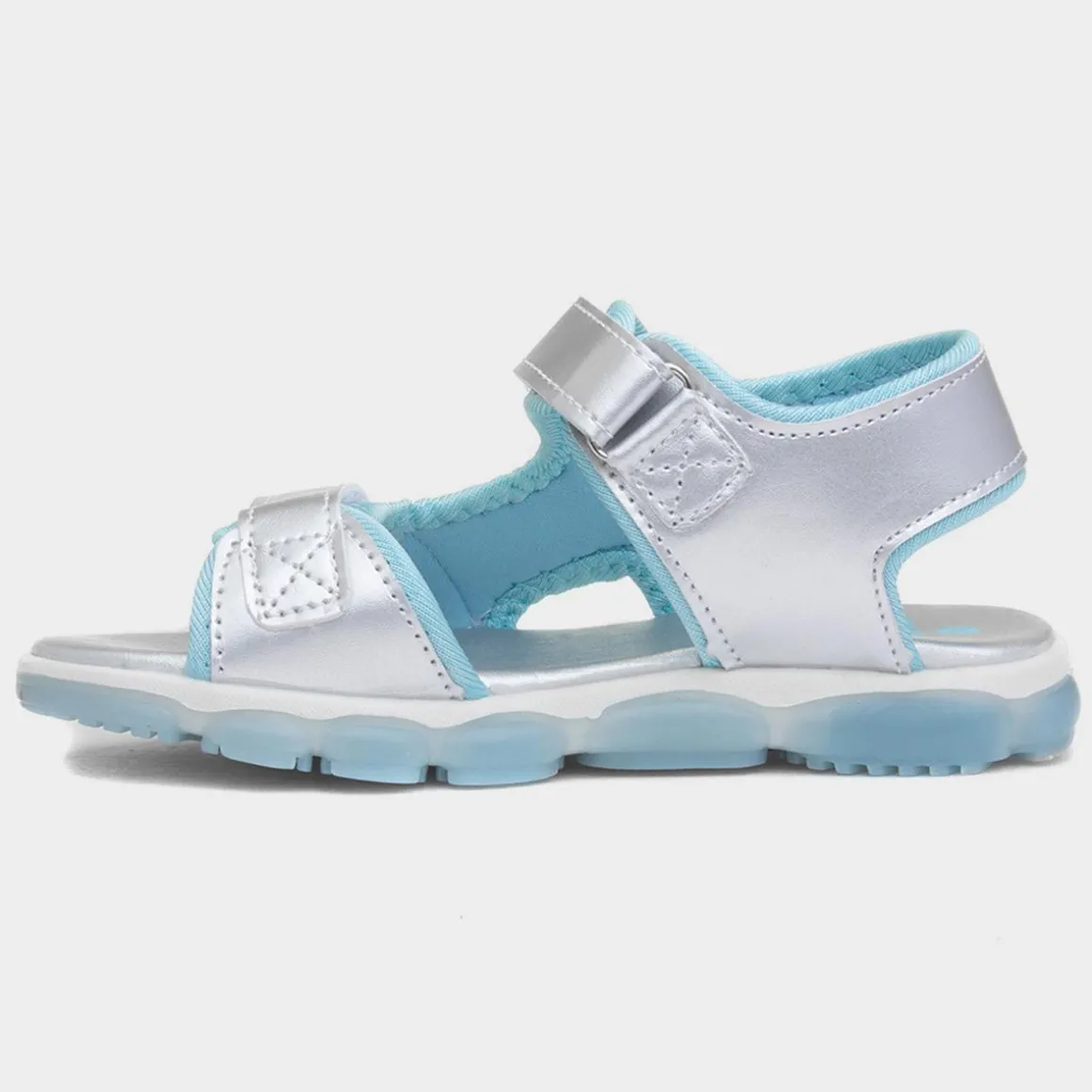 Disney Frozen Kids Metallic Light Up Sandals