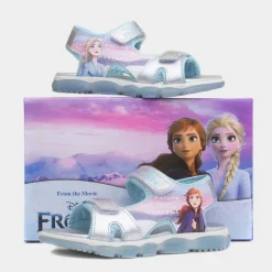 Disney Frozen Kids Metallic Light Up Sandals