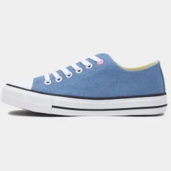 Disney Stitch Glee Kids Lace Up Canvas Shoe