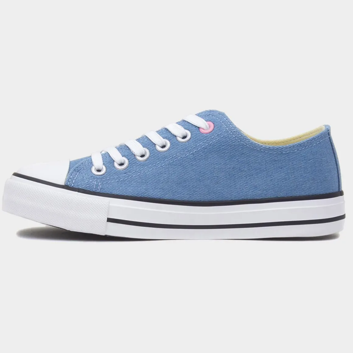 Disney Stitch Glee Kids Lace Up Canvas Shoe