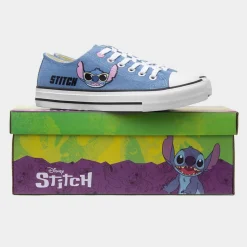 Disney Stitch Glee Kids Lace Up Canvas Shoe