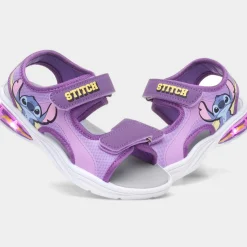 Disney Stitch Kids Purple Light Up Sandal