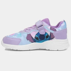 Disney Stitch Nola Kids Purple Glitter Trainer