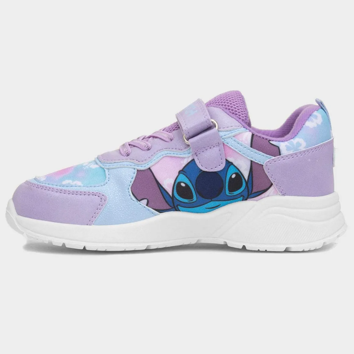 Disney Stitch Nola Kids Purple Glitter Trainer