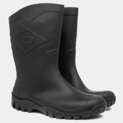 Dunlop Dee Adults Black Calf Welly K500 011