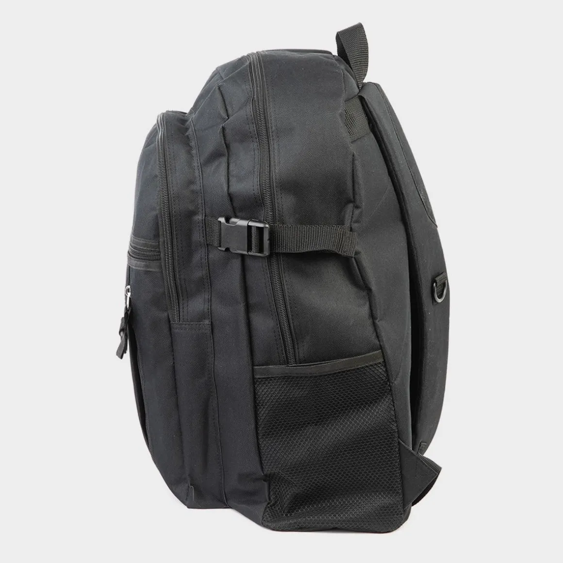 Earby Black Backpack with Multi Pocket