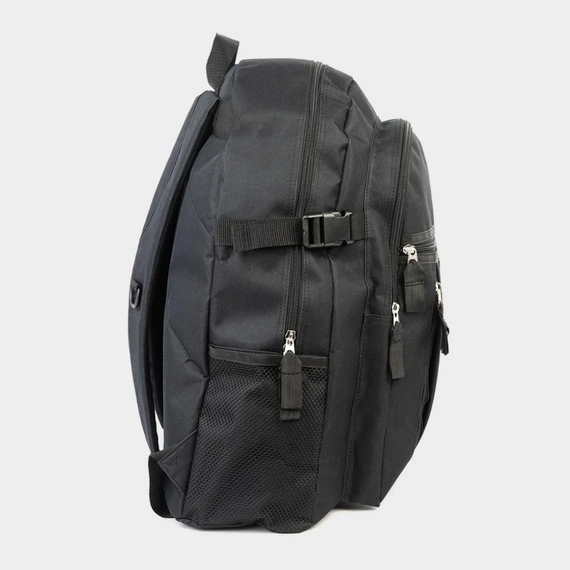Earby Black Backpack with Multi Pocket