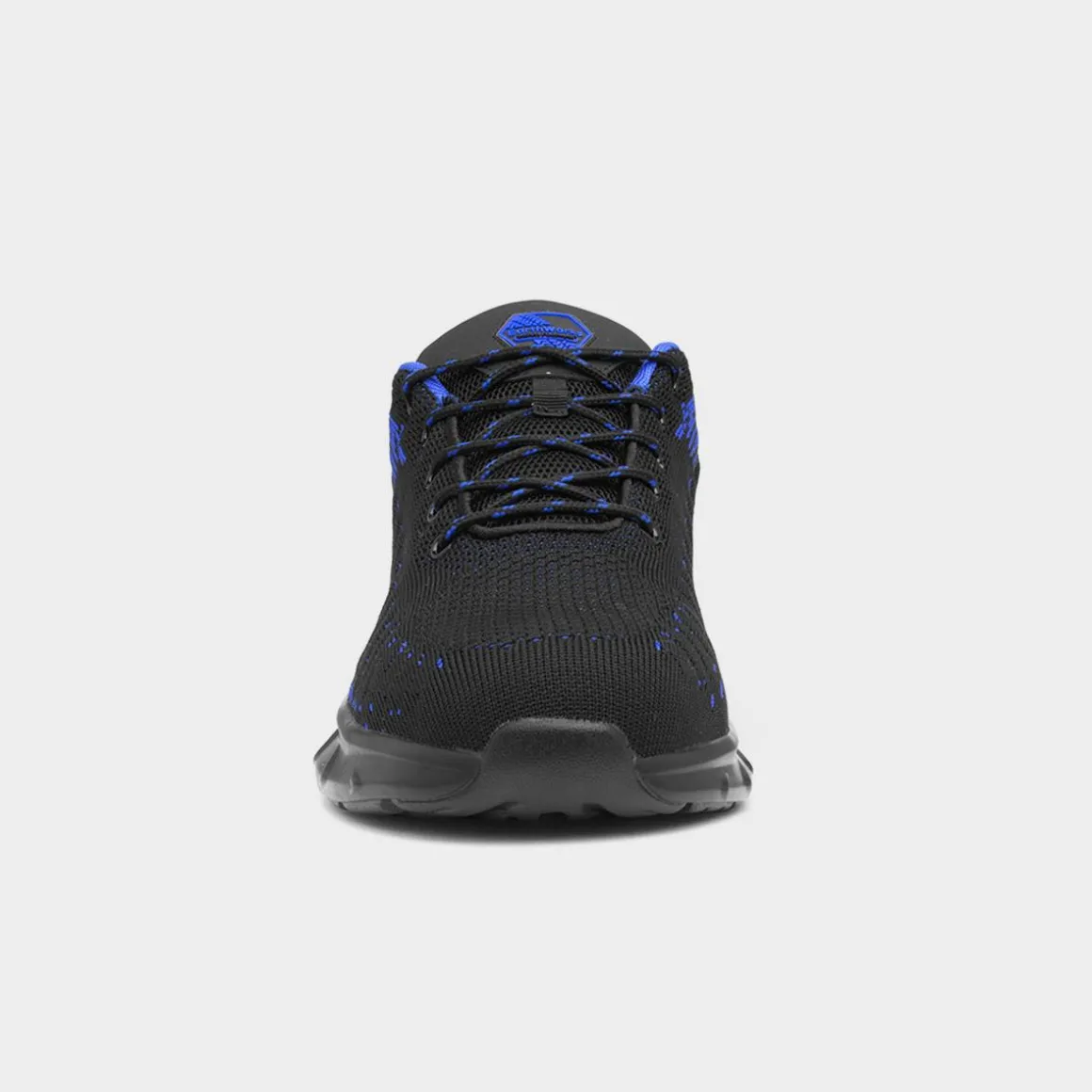 EarthWorks Cement Mens Black & Blue Safety Trainer
