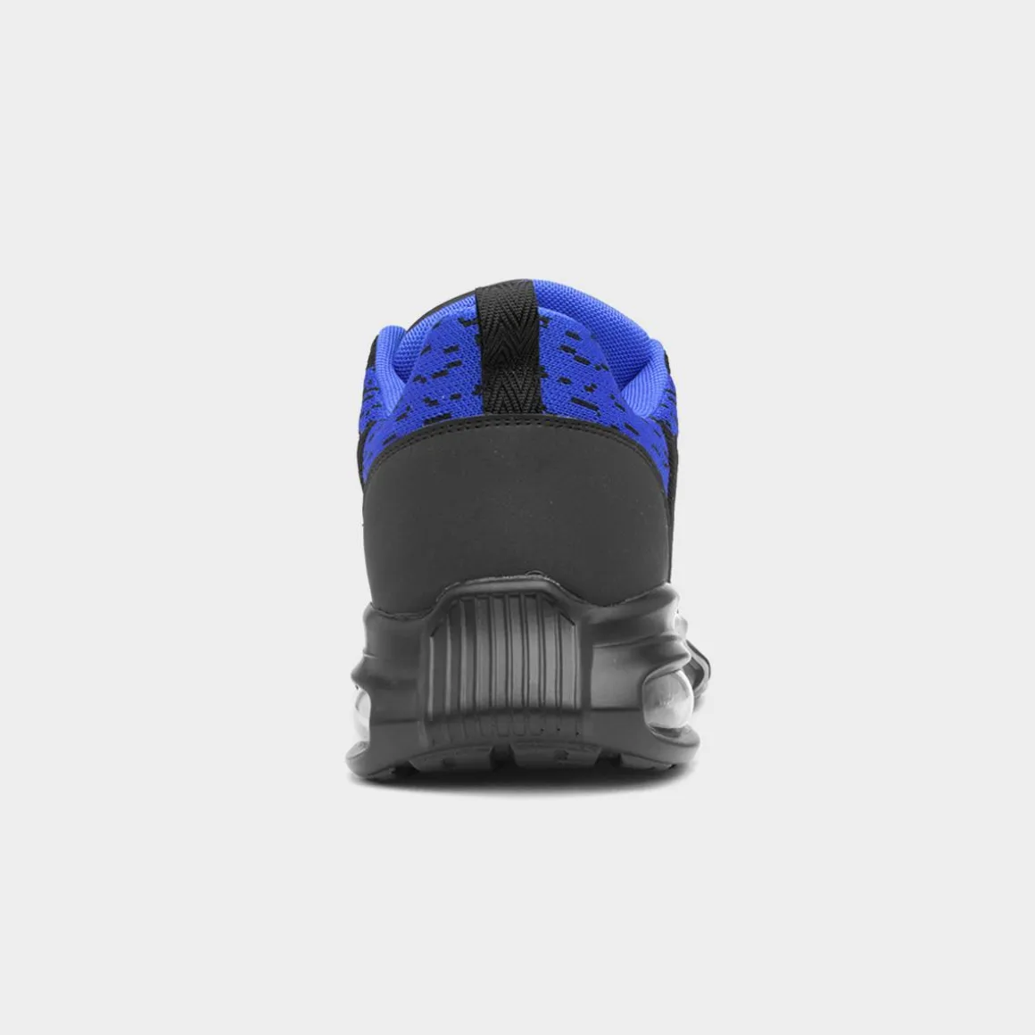 EarthWorks Cement Mens Black & Blue Safety Trainer