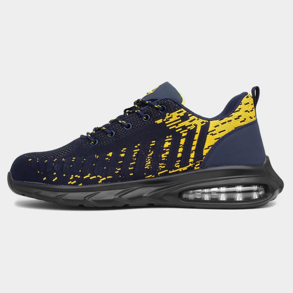 EarthWorks Cement Mens Navy & Black Safety Trainer