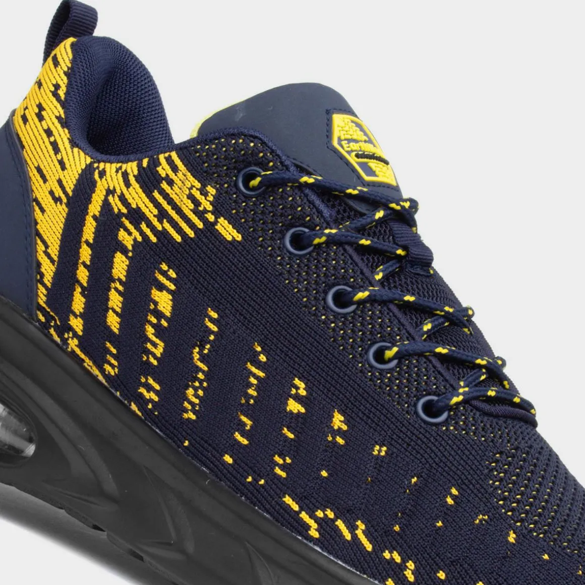 EarthWorks Cement Mens Navy & Black Safety Trainer