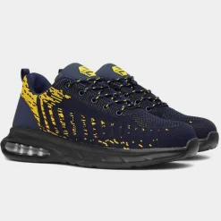 EarthWorks Cement Mens Navy & Black Safety Trainer