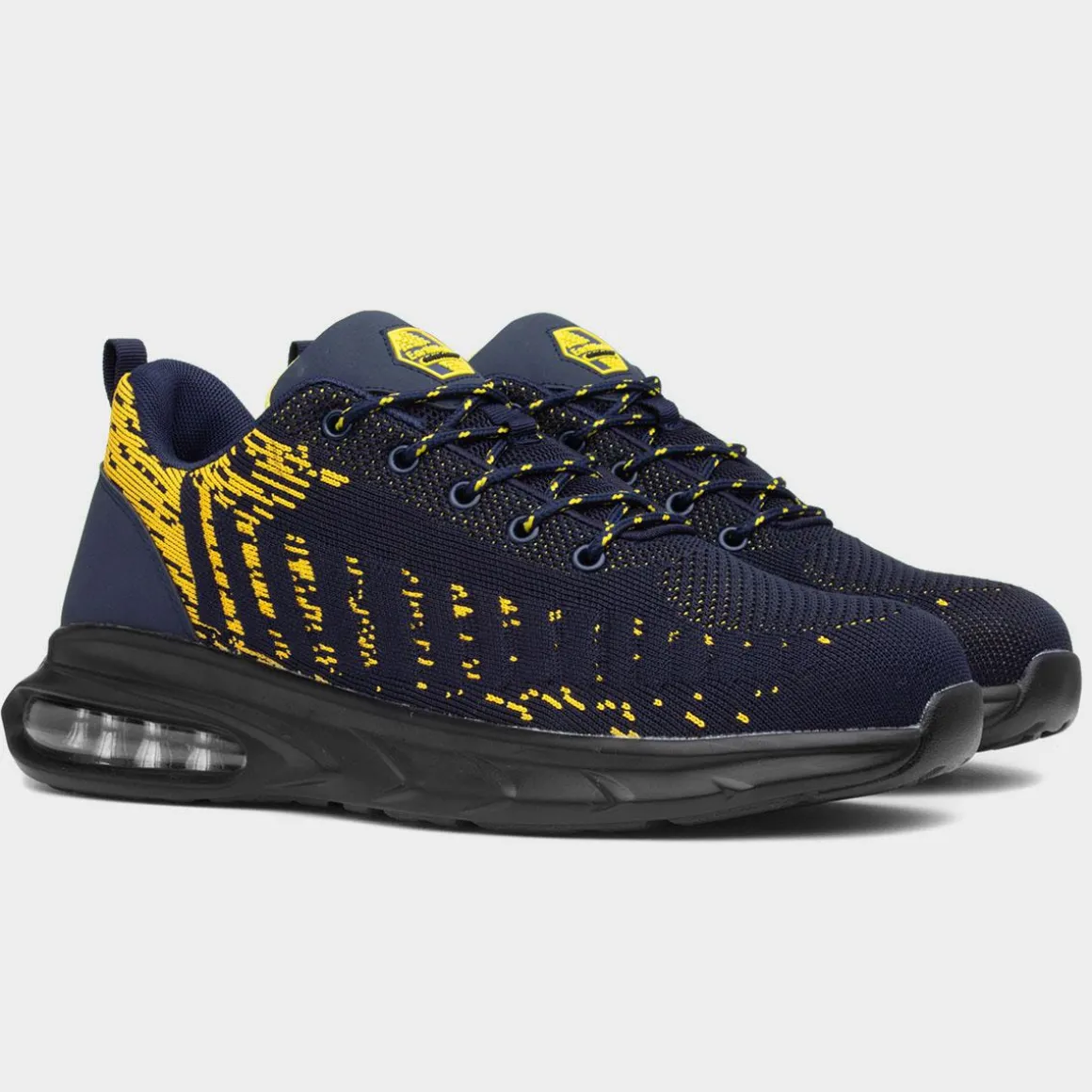 EarthWorks Cement Mens Navy & Black Safety Trainer