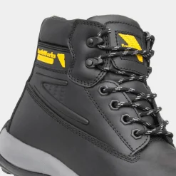 EarthWorks Mortar Black Mens Leather Safety Boot