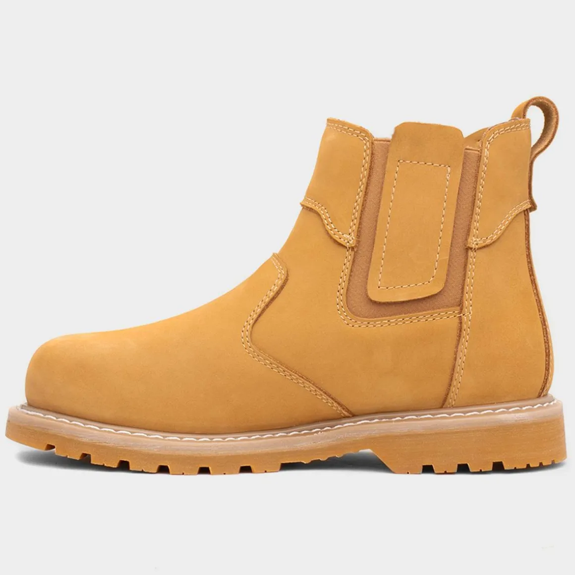 EarthWorks Scriber Mens Honey Leather Safety Boot
