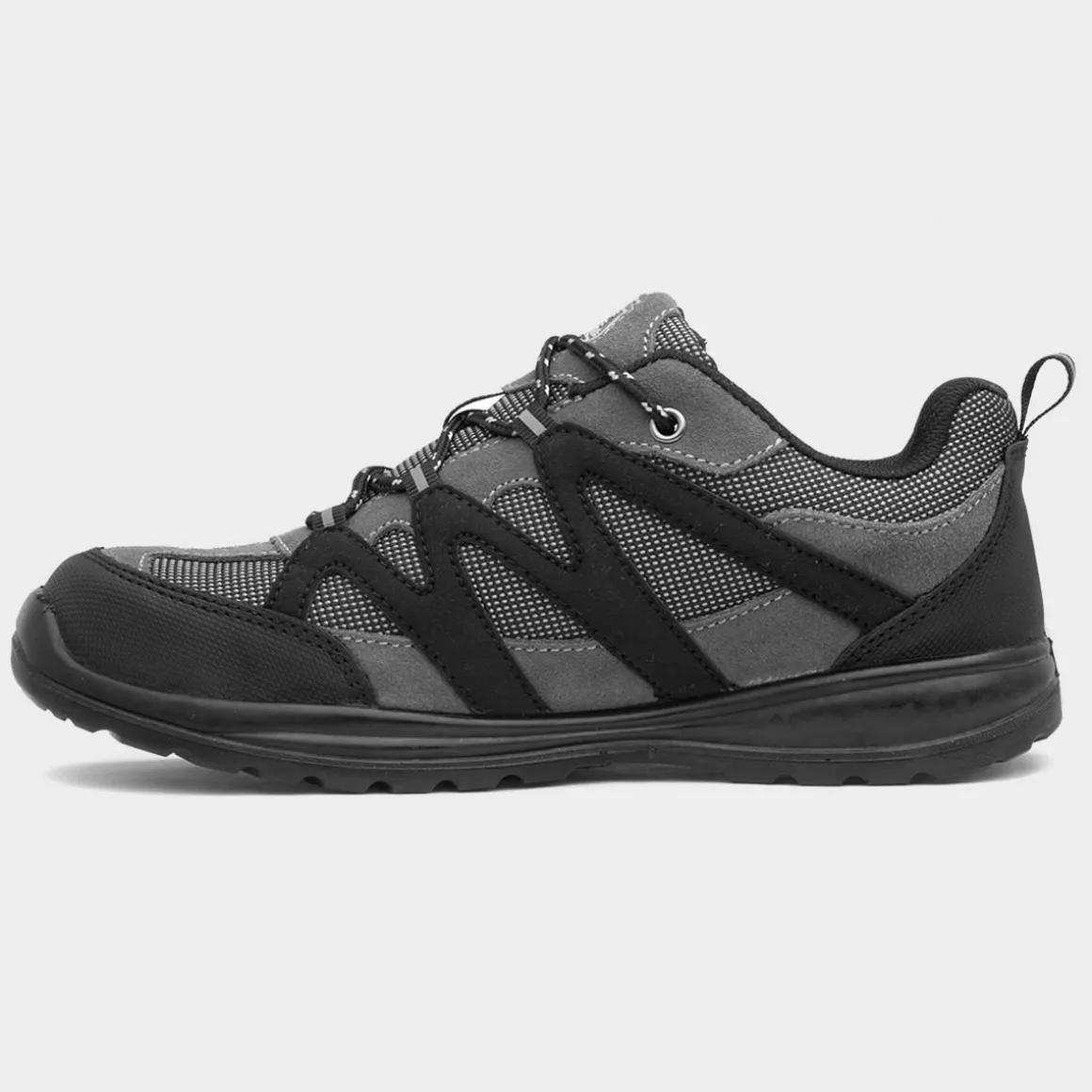 EarthWorks Tool Box Mens Grey Lace Up Safety Shoe