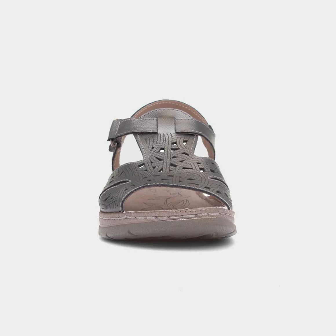 Fleet & Foster Ruth Womens Metallic Leather Sandal
