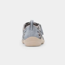 Free Spirit Cleveland Womens Grey Easy Fasten Shoe