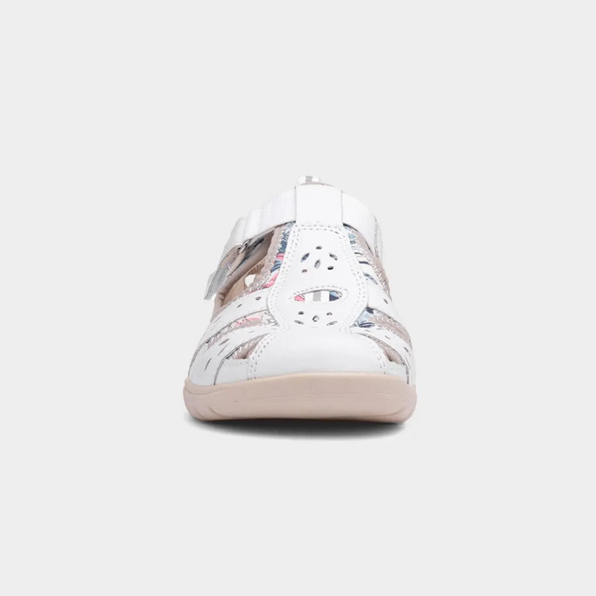 Free Spirit Cleveland Womens White Floral Shoe