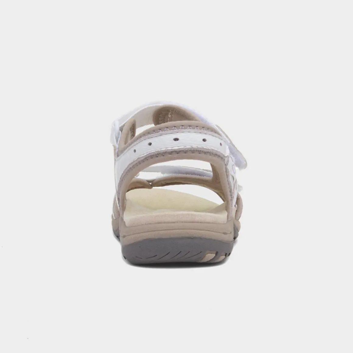 Free Spirit Frisco Womens White Easy Fasten Sandal