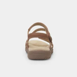 Free Spirit Malibu Womens Tan Leather Sandal