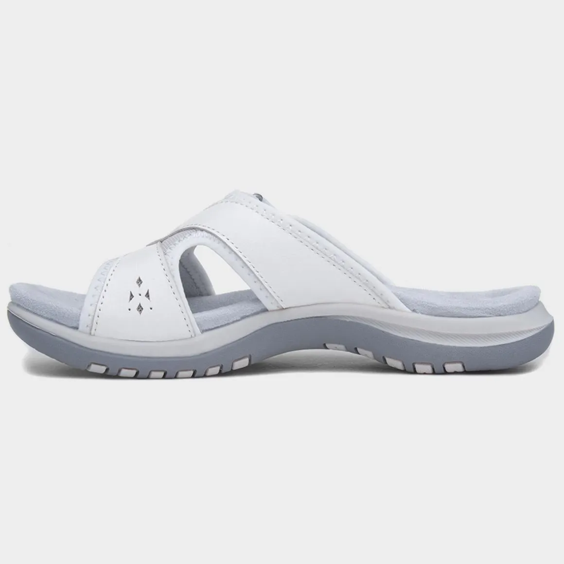Free Spirit Wickford Womens White Mule Sandal
