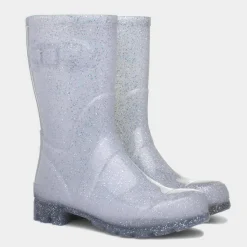Frost Womens Silver Glitter Welly