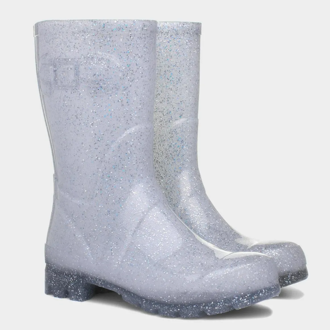 Frost Womens Silver Glitter Welly