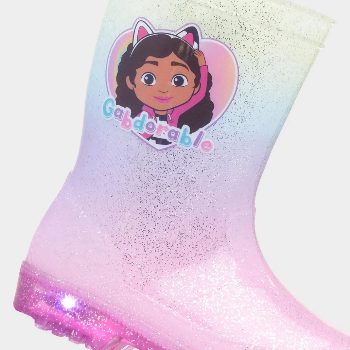 Gabby's Dollhouse Girls Multi Light Up Welly