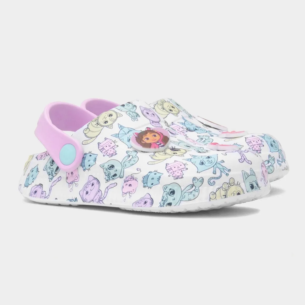 Gabby's Dollhouse Kids White EVA Clog