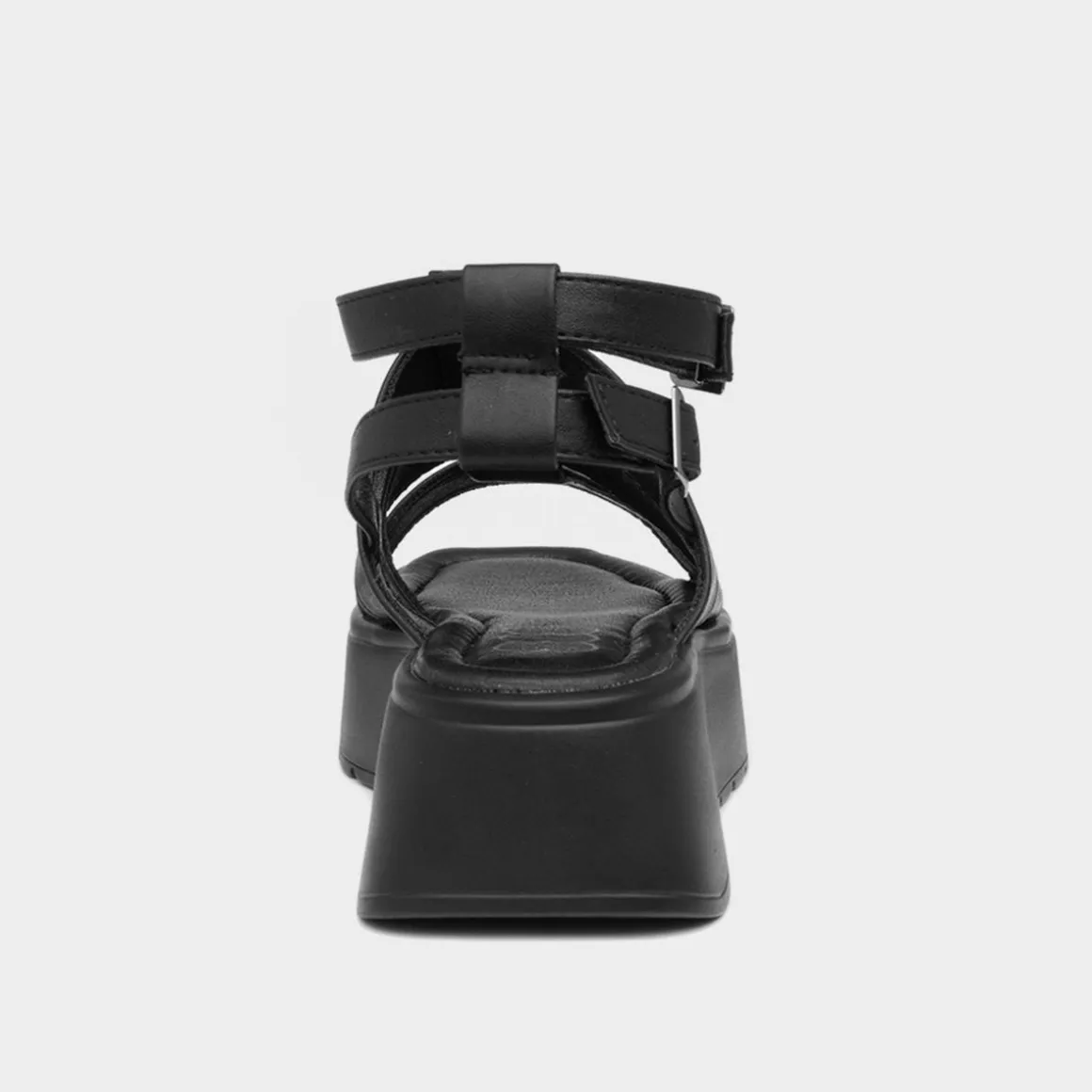 Heart Kenya Womens Black Chunky Sandal