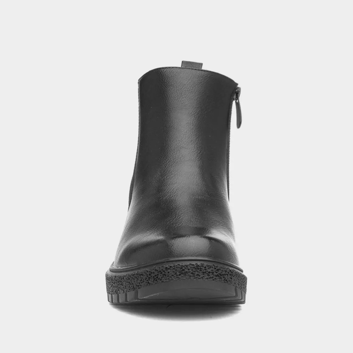 Heavenly Feet Adella Womens Black Wedge Boot