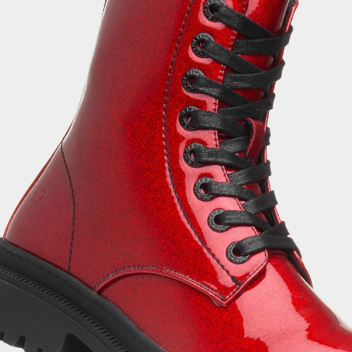 Heavenly Feet Amaya Womens Red Glitter Boot