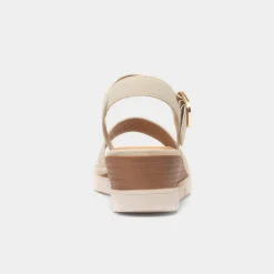 Heavenly Feet Amberley Stone Womens Wedge Sandal