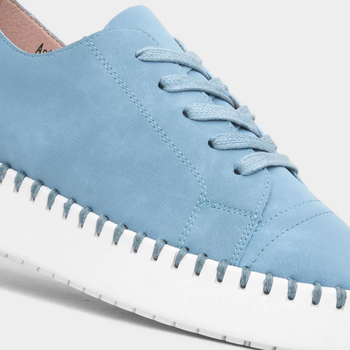 Heavenly Feet Astrid Womens Blue Casual Shoe