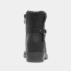 Heavenly Feet Cicely Womens Black Ankle Boot