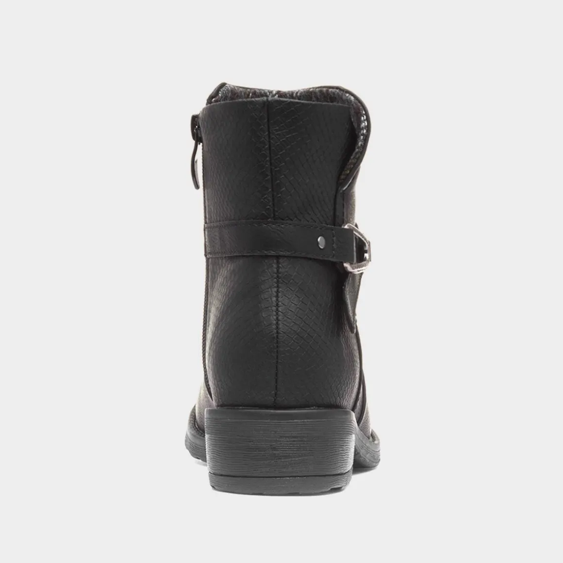 Heavenly Feet Cicely Womens Black Ankle Boot