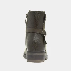 Heavenly Feet Cicely Womens Green Ankle Boot