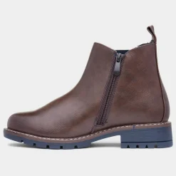 Heavenly Feet Dawlish Womens Brown Chelsea Boot