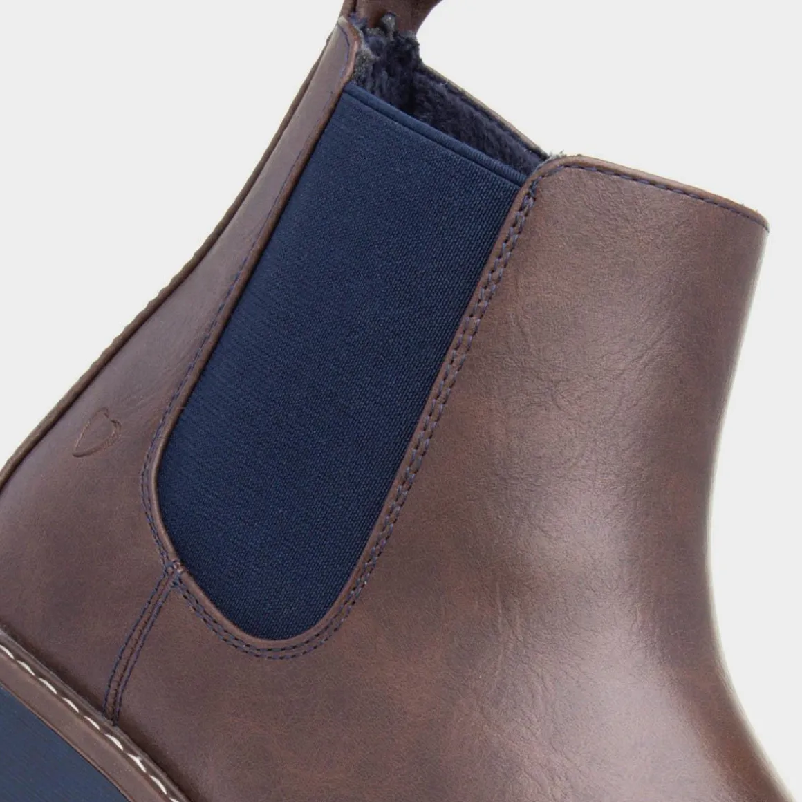 Heavenly Feet Dawlish Womens Brown Chelsea Boot