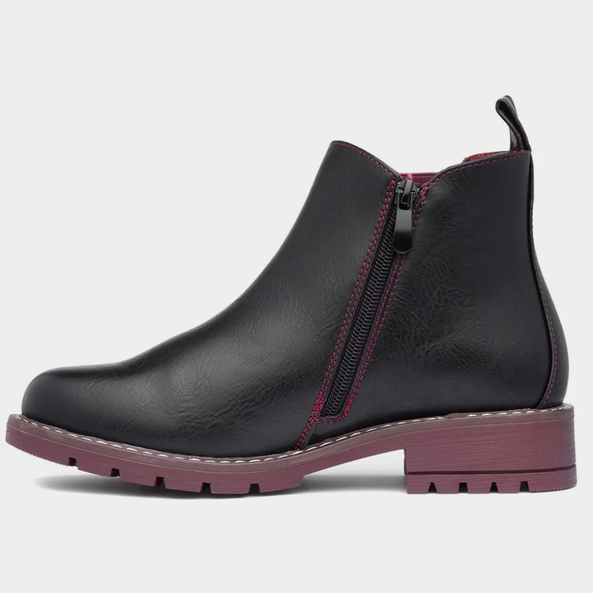 Heavenly Feet Dawlish Womens Black Chelsea Boot