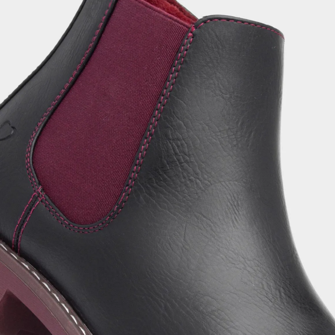 Heavenly Feet Dawlish Womens Black Chelsea Boot