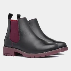 Heavenly Feet Dawlish Womens Black Chelsea Boot