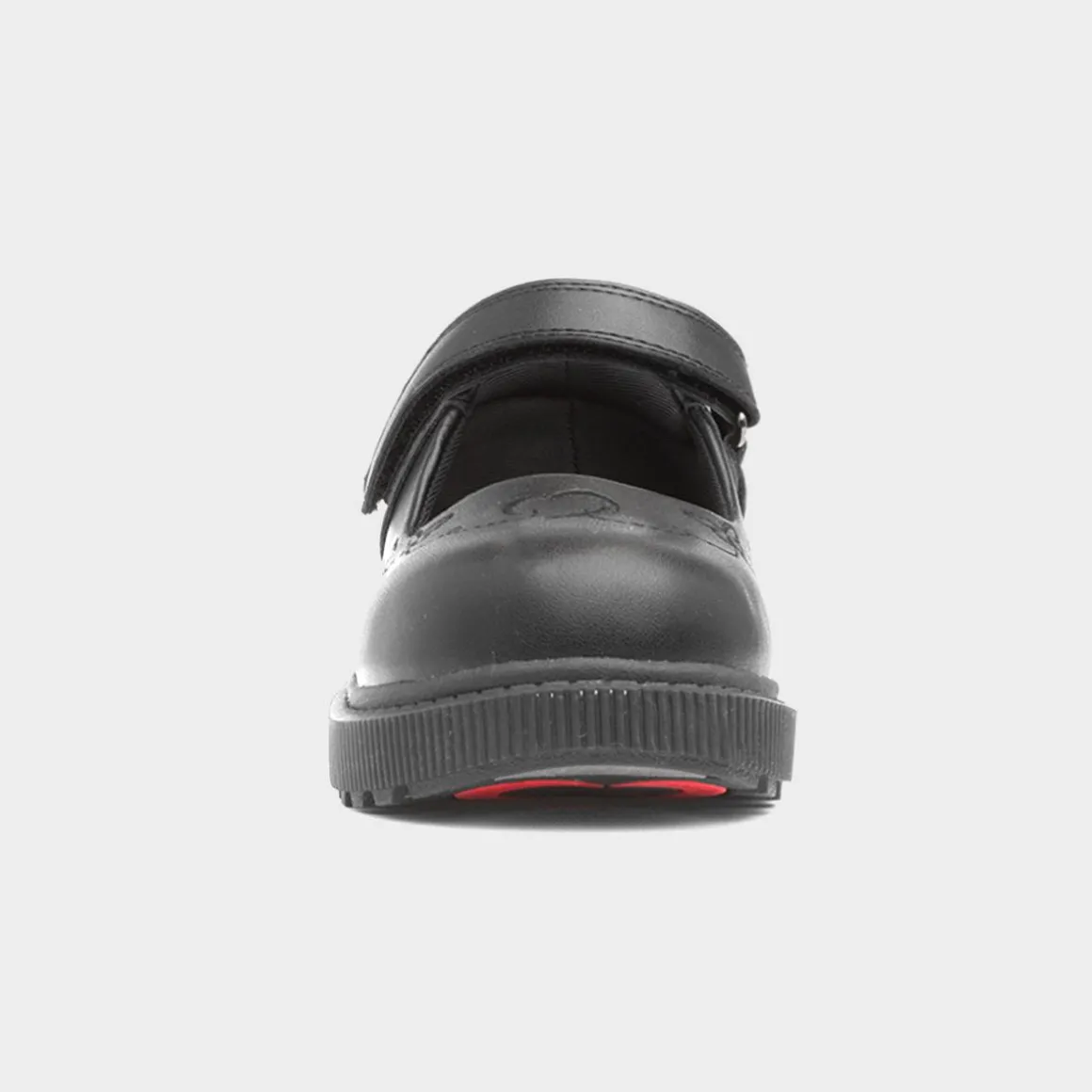 Heavenly Feet Iris Girls Black School Shoe
